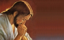 Jesus praying to God 2