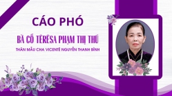 Cáo Phó: Bà Cố Têrêsa Phạm Thị Thú