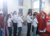 Thánh lễ ban bí tích Thêm sức tại giáo xứ Phương Quan