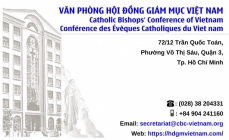 Thông báo địa chỉ email mới của Văn phòng Hội đồng Giám mục Việt Nam