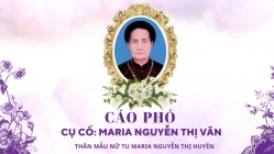 Cáo phó: Cụ cố Maria Nguyễn Thị Vãn