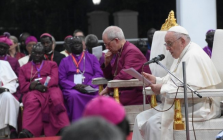 Đức Thánh Cha chủ sự buổi Cầu nguyện đại kết tại Lăng "John Garang"
