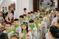 Hồng ân Xưng Tội - Rước Lễ lần đầu của 34 em thiếu nhi giáo xứ An Hải