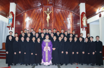 42 thầy Chủng sinh thuộc Đại Chủng Viện thánh Giuse Hà Nội tĩnh tâm mùa Chay tại Toà Giám mục Bắc Ninh