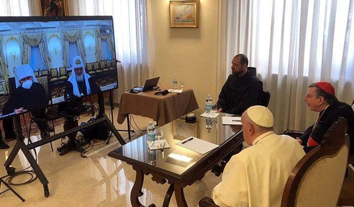 ĐTC Phanxicô gặp Đức Thượng phụ Kirill qua cuộc gọi video 