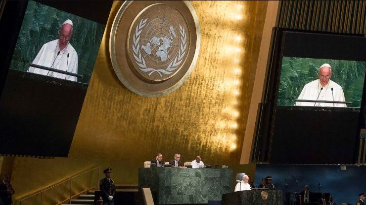 Đức Thánh Cha phát biểu tại trụ sở Liên Hiệp Quốc 2015 