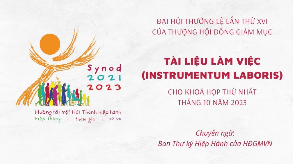 tai lieu lam viec instrumentum laboris cho khoa hop thu nhat cua dai hoi thuong hoi dong giam muc thang 10 2023